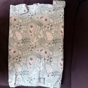 100% cotton Balboa Baby Paisley Baby Car Seat Canopy Cover in EUC